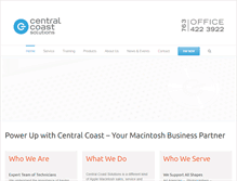Tablet Screenshot of centralcoastweb.com